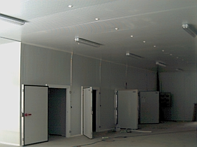 Instalación de paneles frigoríficos